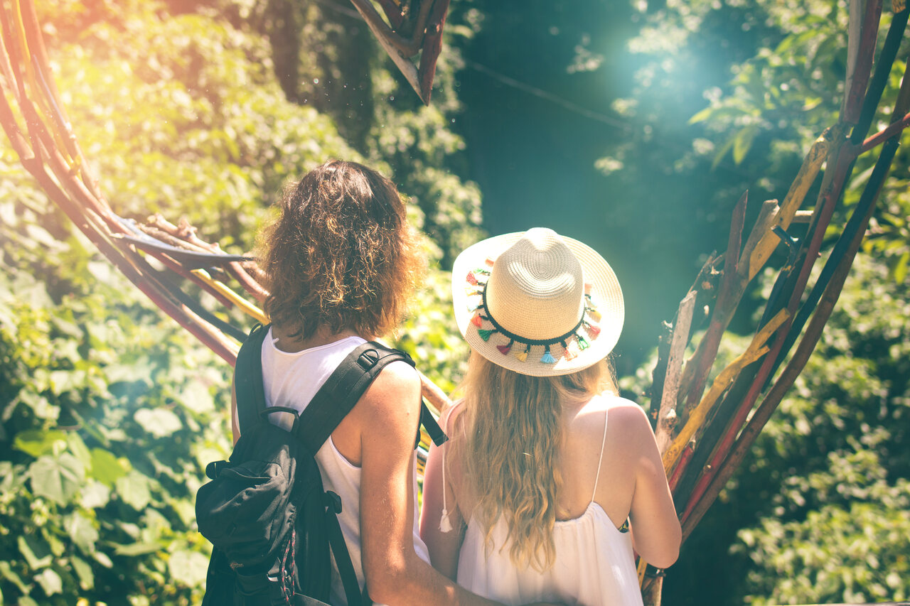 Menembus rimbunnya hutan tropis Ubud